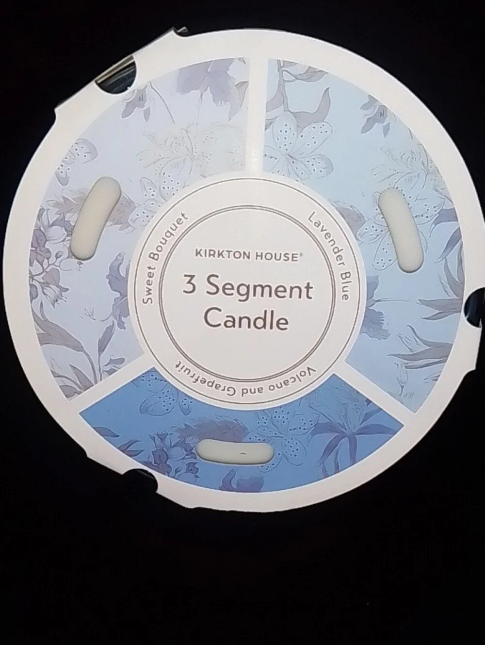 3-Segment Candle — Blue